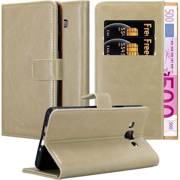 Cadorabo Cover Per Samsung Galaxy A7 2015 Cover Protettiva In Marrone Cellulare Cover Libro Custodia Custodia-image