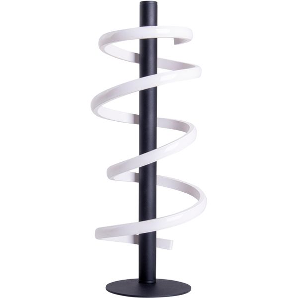 NÄVe Led Tischleuchte "Belleza", Schwarz (Schwarz, Weiß), Ø 20Cm H: 50Cm, 1 Stk., Leuchten, In 3 Stufen Dimmbar üBer Touch-Schalter, Effizienzklasse: G, Schwarz, Led Tischleuchte-image