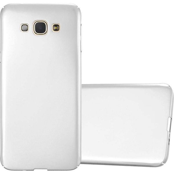 Cadorabo Cover Per Samsung Galaxy A8 2015 Cover Protettiva In Argento Custodia Rigida Cover Per Telefono Cellulare-image