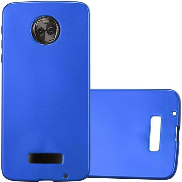 Cadorabo Custodia Protettiva Per Motorola Moto Z In Blu Custodia Del Telefono Cellulare Tpu Custodia In Silicone Cover Case-image