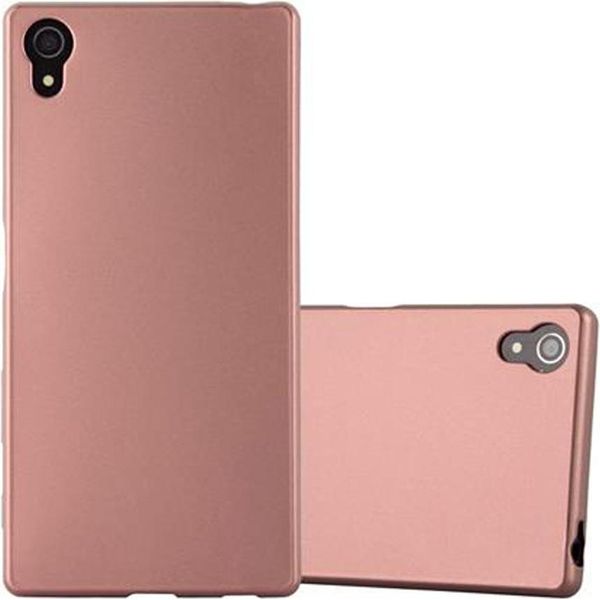 Cadorabo Custodia Protettiva Per Sony Xperia Z5 Cover In Oro Custodia Del Telefono Cellulare Tpu Custodia In Silicone Custodia Cover-image