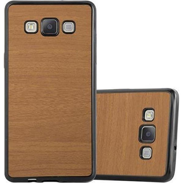 Cadorabo Custodia Del Telefono Cellulare Per Samsung Galaxy A5 2015 In Marrone Custodia Protettiva Tpu Silicone Cover-image