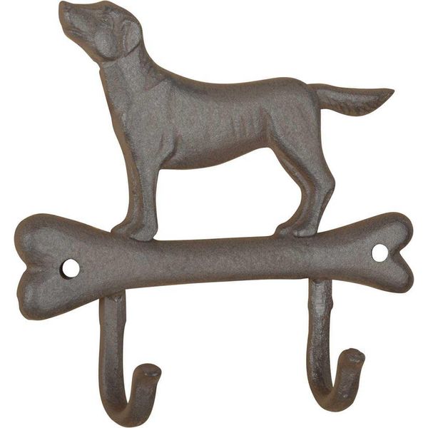 Esschert Design Cane Su Osso Con Gancio; LH231; 19,3X4,8X18,3 Cm-image