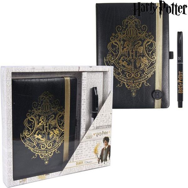 Zestaw Papierniczy Harry Potter Z Herbem Hogwartu W Opakowaniu Prezentowym-image