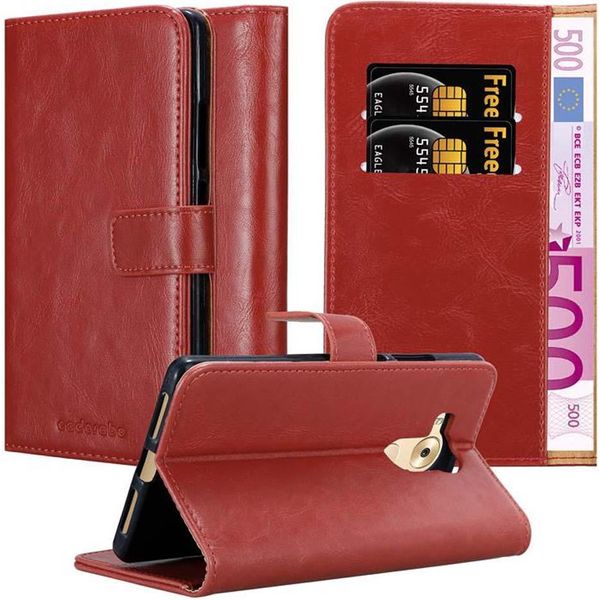 Cadorabo Cover Per Huawei Mate 8 Cover Protettiva In Rosso Cellulare Cover Libro Custodia Custodia-image