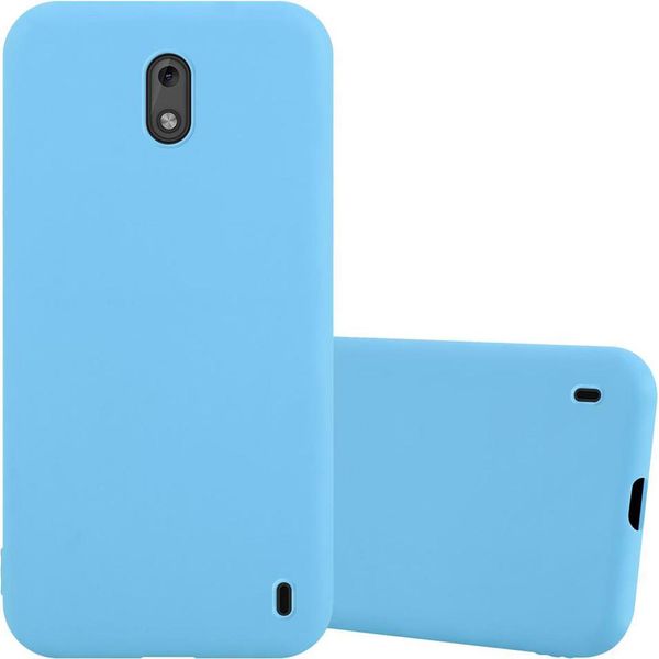 Cadorabo Custodia Per Nokia 2 2017 Cover Protettiva In Blu Custodia Del Telefono Cellulare Tpu Silicone Custodia Cover-image