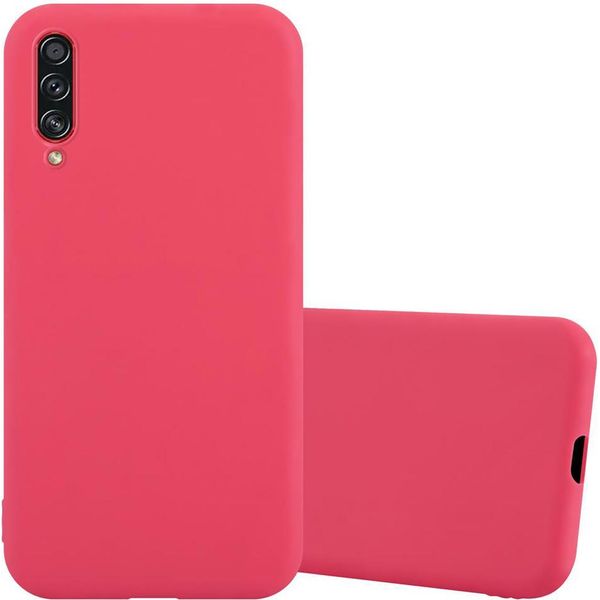 Custodia Cadorabo Per Samsung Galaxy A70 / A70S Custodia Protettiva In Rosso Custodia Per Cellulare Tpu Custodia In Silicone Cover-image