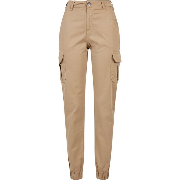 DáMské Kalhoty Urban Classics Donna Pantaloni Cargo A Vita Alta Softtaupe - 27-image