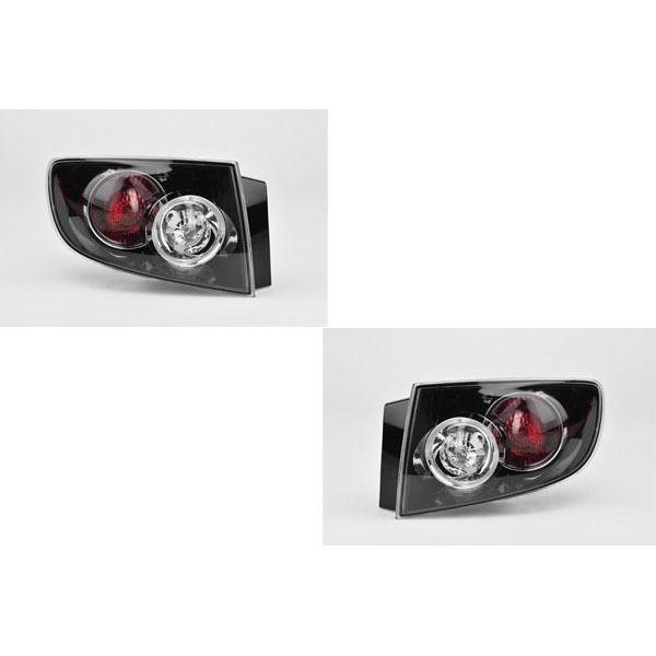 Johns, Adatto Per Mazda 3 Luce Posteriore Combinata Bk 03/06-05/09 Più Grande Set Di Luci Sinistra E Destra-image