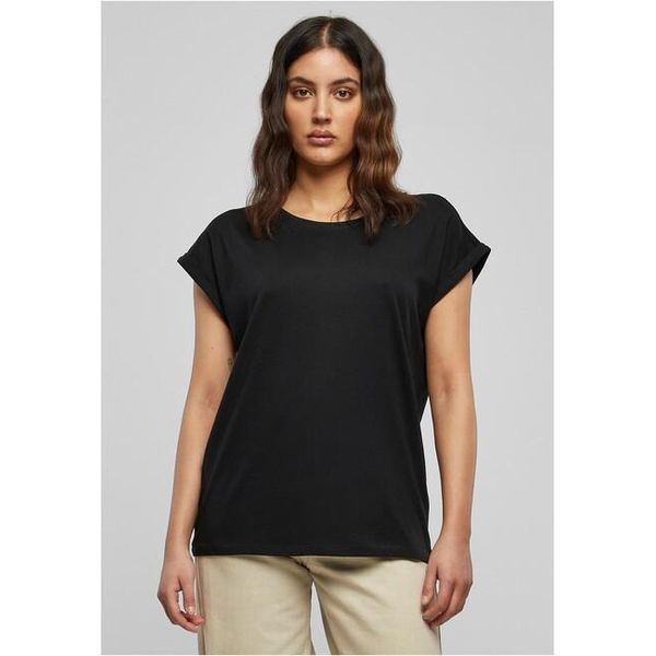 Urban Classics - T-Shirt A Spalla Estesa Da Donna - Confezione Da 2 Pezzi Nero+Nero - S-image