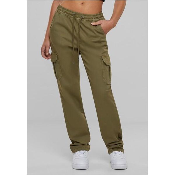 Urban Classics - Pantaloni A Vita Alta In Twill Da Donna Tiniolive - 3XL-image