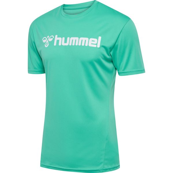 Hummel Maglia Hmllogo S/S - Atlantis, Taglia:Xl-image