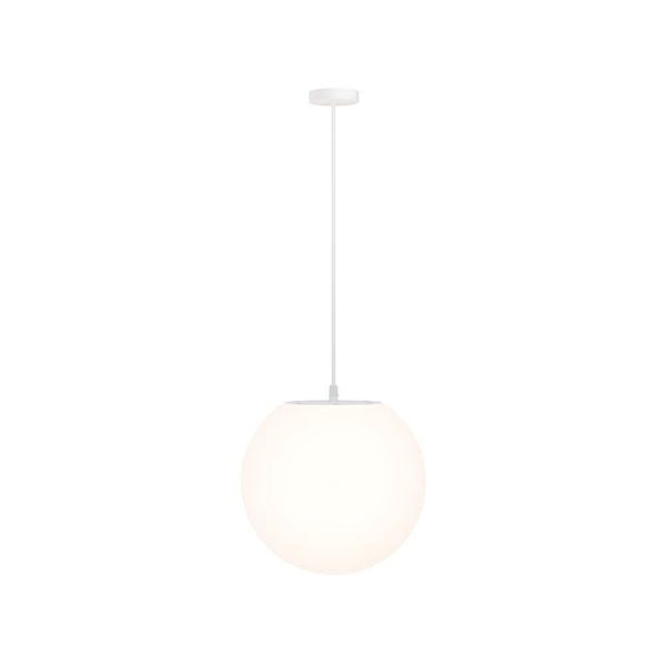 Lampada A Sospensione, IP54, Terrazza, Bianco, Attacco E27, H 150Cm-image