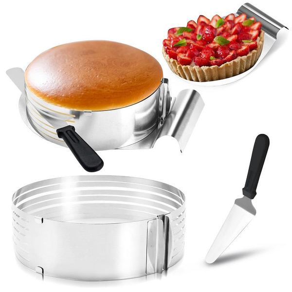 Hengda Set Per Torte Base Di Taglio Ø23 / 30 Cm, Set Per Torte Con Coltello Per Torte E Base Di Sollevamento Per Torte 4 Pz-image