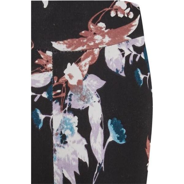 Urban Classics Girls Soft Aop Leggings Blackflower - 134/140-image