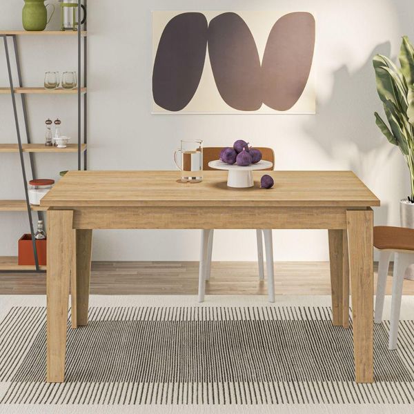 Tavolo Allungabile Tolmen 140X80 Cm Colore Rovere-image