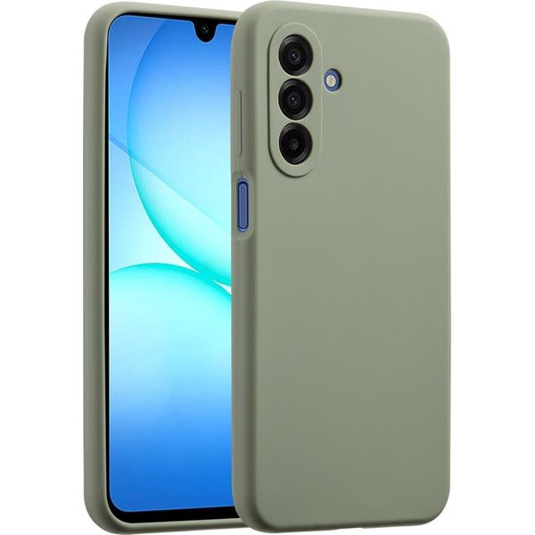 Samsung Galaxy A17/Samsung Galaxy A17 Custodia - Silicone - Accezz Custodia Morbida/Cover Posteriore - Verde-image