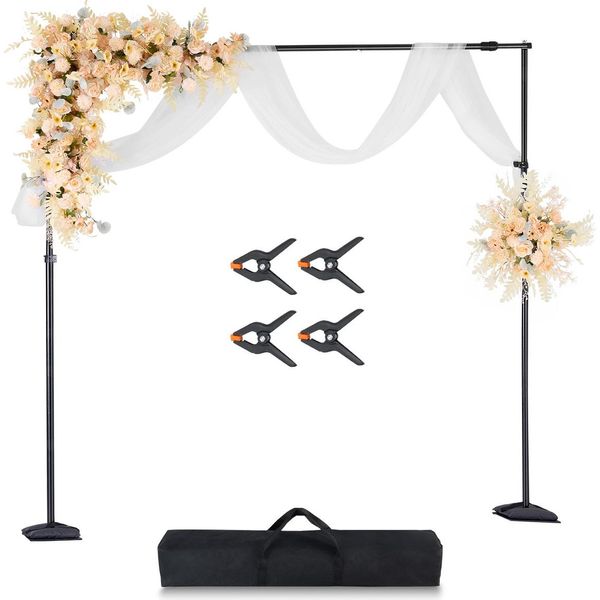 Supporto Per Sfondo Vevor, Supporto Per Sfondo Fotografico Regolabile (Tela Di Sfondo: 260 X 300 Cm), Supporto Per Schermo Per Fotografia Di Prodotto, Fotografia In Studio-image
