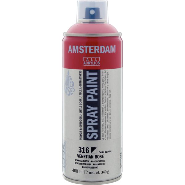 Amsterdam Vernice Spray Bomboletta Altamente Pigmentata 400 Ml Rosa Veneziano 316-image