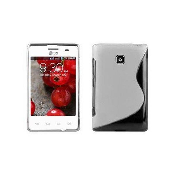 Cadorabo Custodia Protettiva Per Lg L3 Ii (1A Sim) Cover In Silicone Tpu Bianco Custodia Per Telefono Cellulare-image