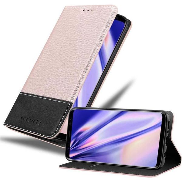 Cadorabo Custodia Per Samsung Galaxy S8 Custodia Protettiva In Rosa Shandy Custodia Book Case Custodia In Similcuoio-image