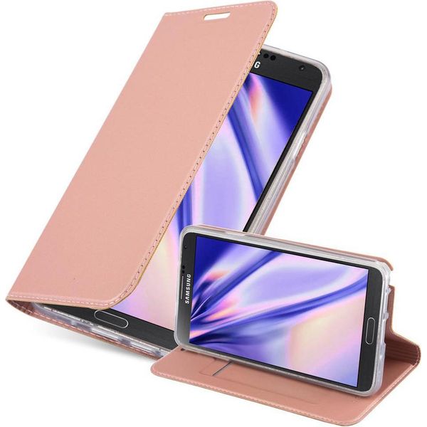 Cadorabo Custodia Per Cellulare Per Samsung Galaxy Note 3 Custodia Protettiva In Rosa Cover Etui Book Case Booklet-image