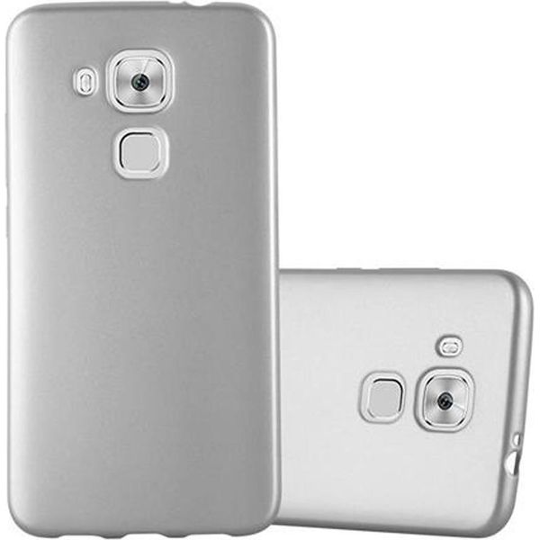 Cadorabo Custodia Protettiva Per Huawei Nova Plus In Argento Custodia Del Telefono Cellulare Tpu Custodia In Silicone Cover Case-image
