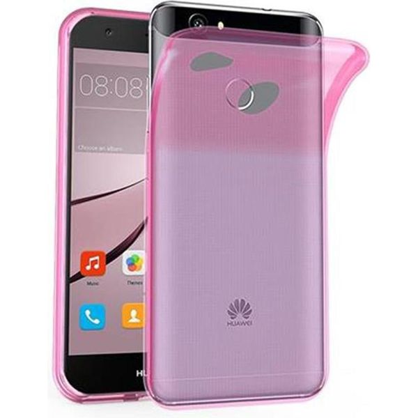 Cadorabo Custodia Per Huawei Nova Custodia Protettiva In Rosa Custodia Protettiva In Silicone Tpu Cover Case-image