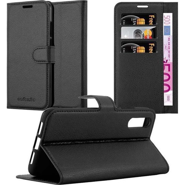 Cadorabo Cover Per Huawei P20 Cover Protettiva In Nero Custodia Per Cellulare Cover Chiusura Magnetica-image