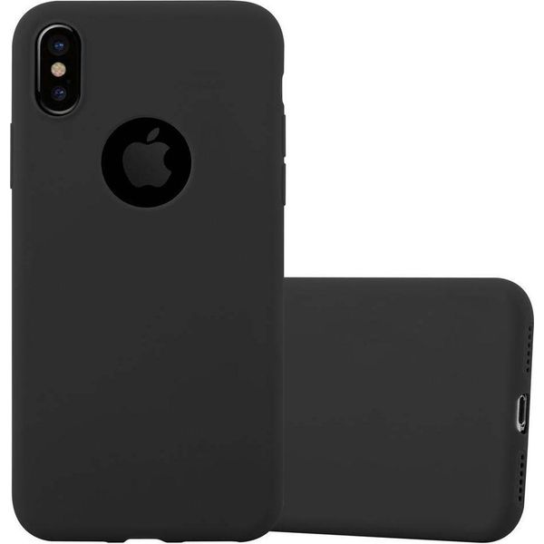 Custodia Cadorabo Per Apple Iphone Xs Max Custodia Protettiva In Nero Custodia Per Cellulare Tpu Custodia In Silicone Cover-image