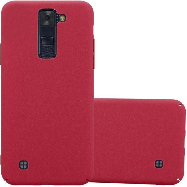 Cadorabo Custodia Protettiva Per Lg K8 2016 Custodia In Rosso Custodia Rigida Per Telefono Cellulare Cover-image
