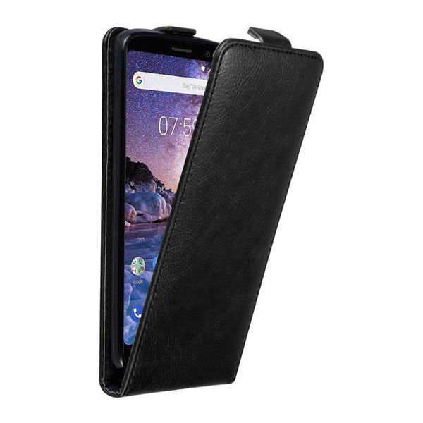 Cadorabo Cover Per Nokia 7 Plus Cover Protettiva In Nero Flip Case Custodia Per Telefono Cellulare Case Cover-image