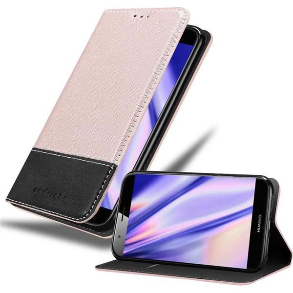 Cadorabo Custodia Per Huawei Ascend G7 Plus / G8 / GX8 Custodia Protettiva In Rosa Shandy Case Book Case Etui-image