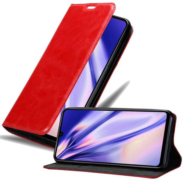 Cadorabo Custodia Per Huawei P30 Lite Custodia Protettiva In Rosso Custodia Per Cellulare Cover Chiusura Magnetica-image