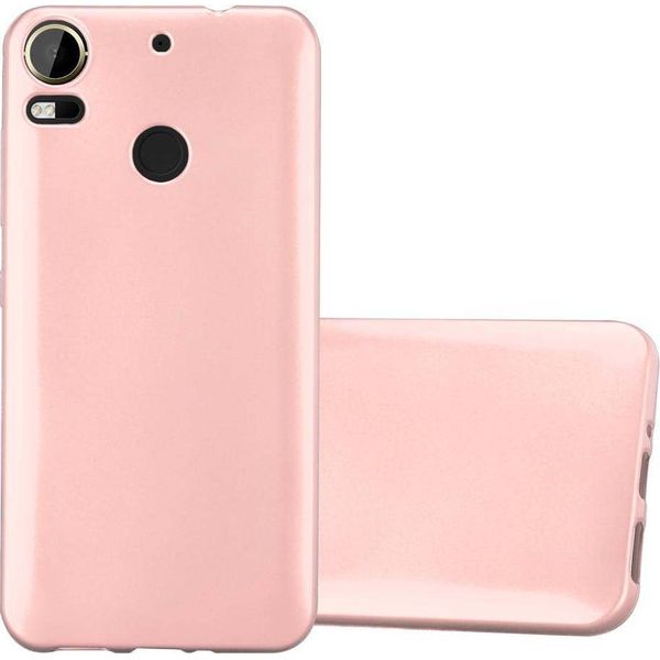 Cadorabo Custodia Protettiva Per Htc Desire 10 Pro Custodia In Rosa Per Telefono Cellulare Custodia In Silicone Tpu Custodia Cover Case-image