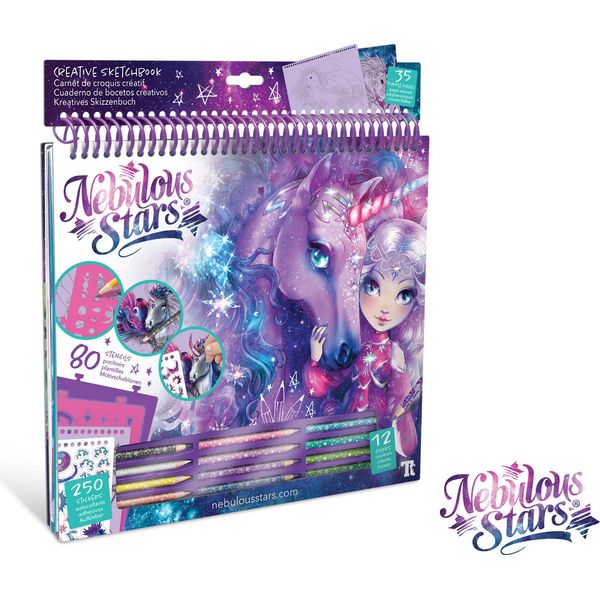 Libro Da Colorare Nebulous Star Viola-image
