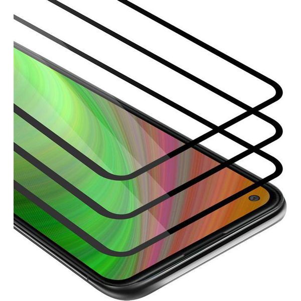Cadorabo 3X Pellicola Blindata A Schermo Intero Per Oppo Find X2 Pro Pellicola Protettiva In Bianco Vetro Temperato Di Protezione Del Display-image