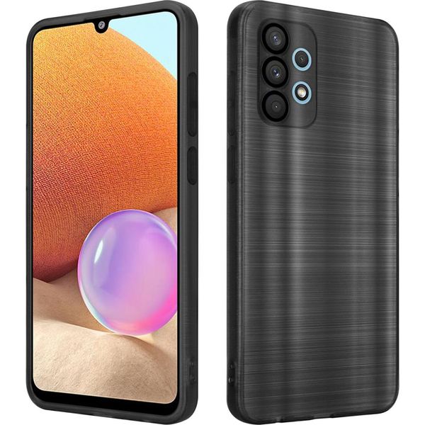 Cadorabo Cover Per Samsung Galaxy A32 5G Cover Protettiva In Nero Custodia Per Telefono Cellulare Tpu Custodia In Silicone Custodia-image