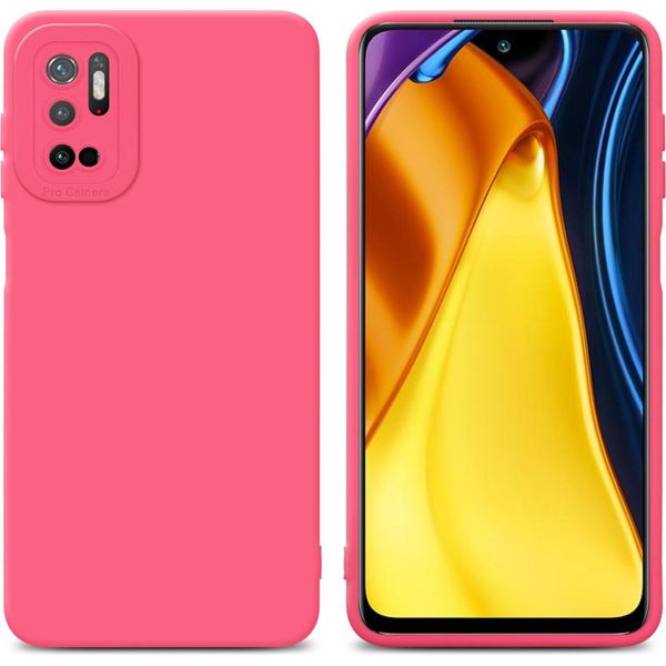 Cadorabo Custodia Per Xiaomi Redmi Note 10 5G / Poco M3 Pro 5G Custodia Protettiva In Silicone Tpu Rosso Custodia Per Cellulare-image