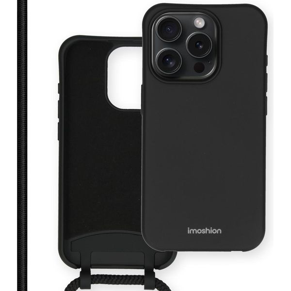 Imoshion Custodia Protettiva Iphone 15 Pro Cover Posteriore Custodia Per Iphone 15 Pro - Nero-image