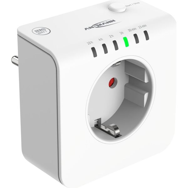 Timer Ansmann, Presa A Risparmio Energetico, Bianco, 3680 W, Per Uso Interno-image