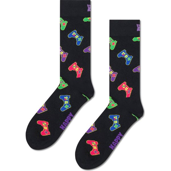 Calzini Del Marchio Happy Socks Del Modello Controller Nero-image
