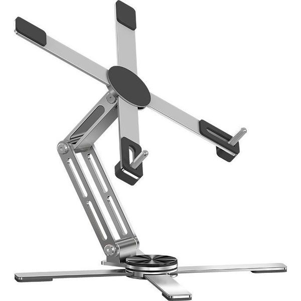 Inf Supporto Per Laptop Girevole A 360° Acciaio Al Carbonio - Regolabile-image
