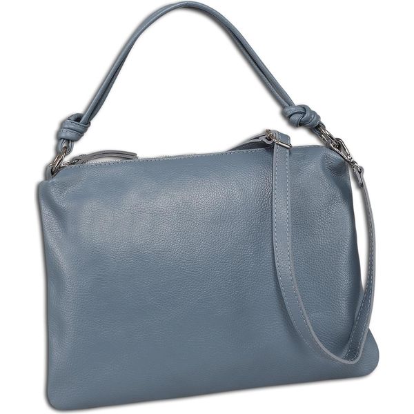 Toscanto Borsa A Tracolla Da Donna In Pelle Blu OTT173SH5-image