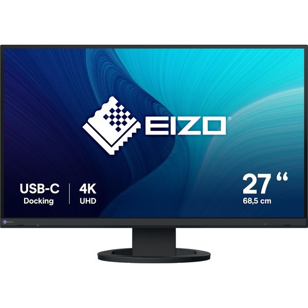 Eizo EV2740S-BK 27 Pollici 3840X2160 Pixel Ips Nero/Bianco USB-C In Dp Hdmi 4Xusb-A Colore-image
