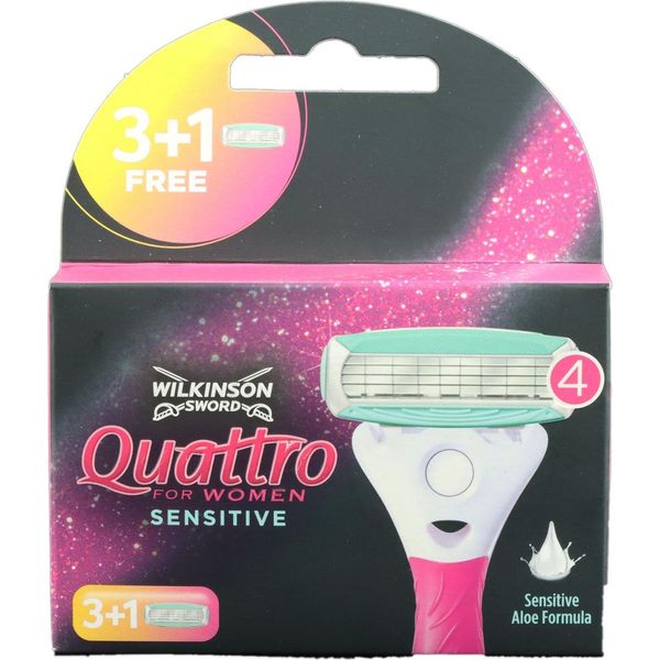 Wilkinson Sword Quattro Per Donne Lame Di Rasoio Sensibili 4 Pz-image
