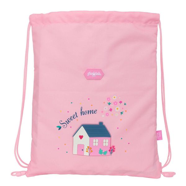 Borsa Zaino Con Nastri Glow Lab Sweet Home Pink 26 X 34 X 1 Cm-image