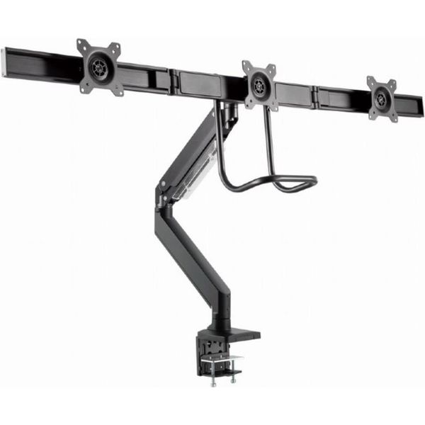 Gembird MA-DA3-03 Desk Mounted Adjustable Monitor Arm For 3 Monitors. 17"-27"". Up To 6 Kg"-image