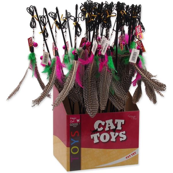 Display Giocattolo Magic Cat Bastone Di Piume 19 Cm + 46 Cm 24 Pezzi-image