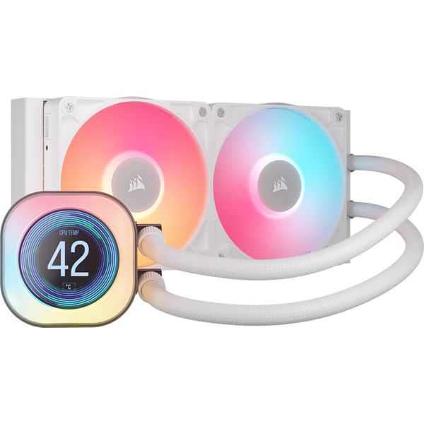 Corsair CW-9061025-WW Corsair Wak Icue Link Titan 240 Rx Lcd White Aio 240Mm-image